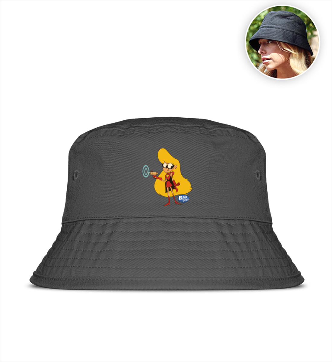 Lumina - Organic Bucket Hat with Embroidery-7210